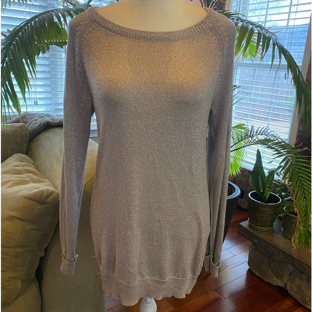 Cupio Silver Knit Top